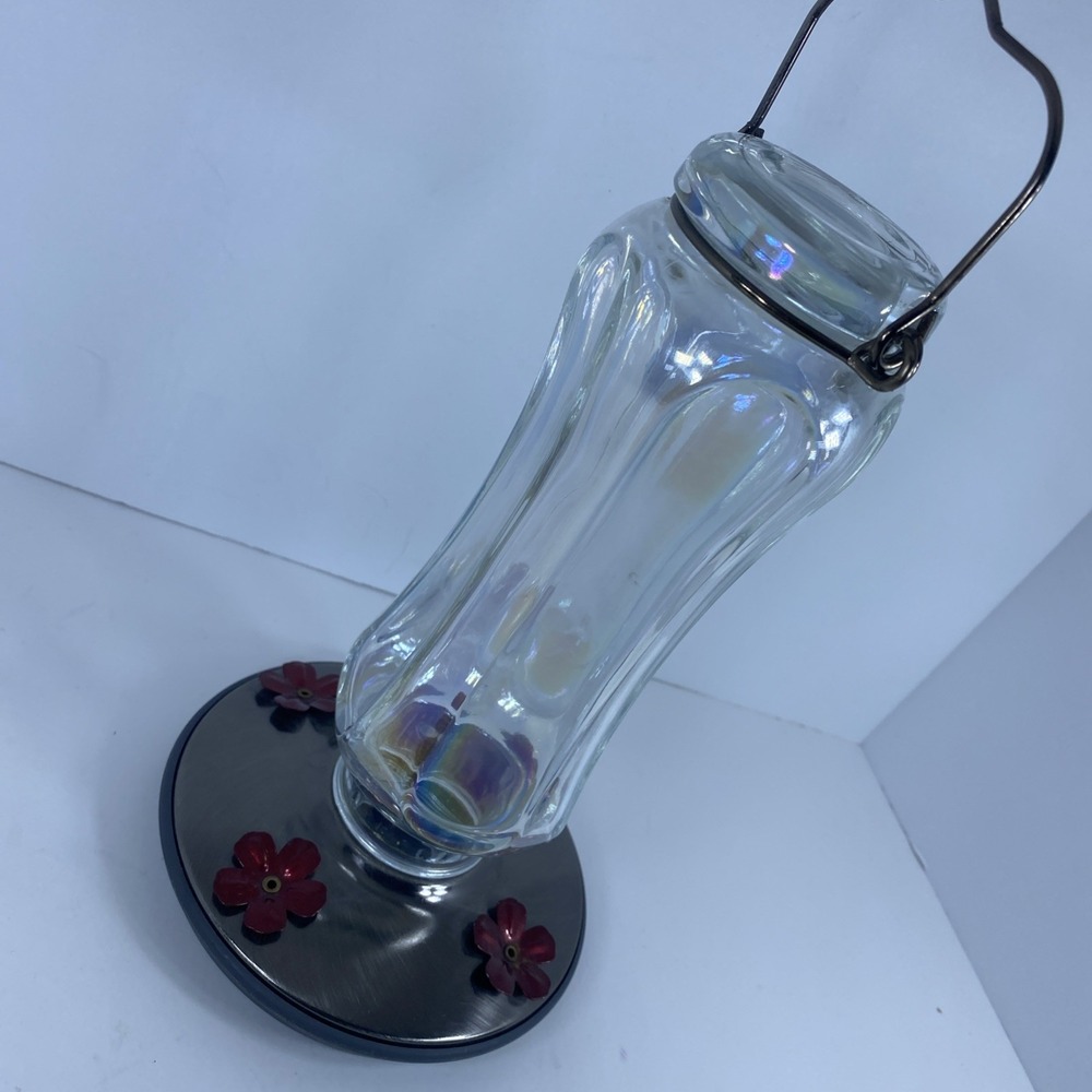 Perky-Pet Starglow Vintage Glass Hummingbird Feeder 16 fl oz 8132-2